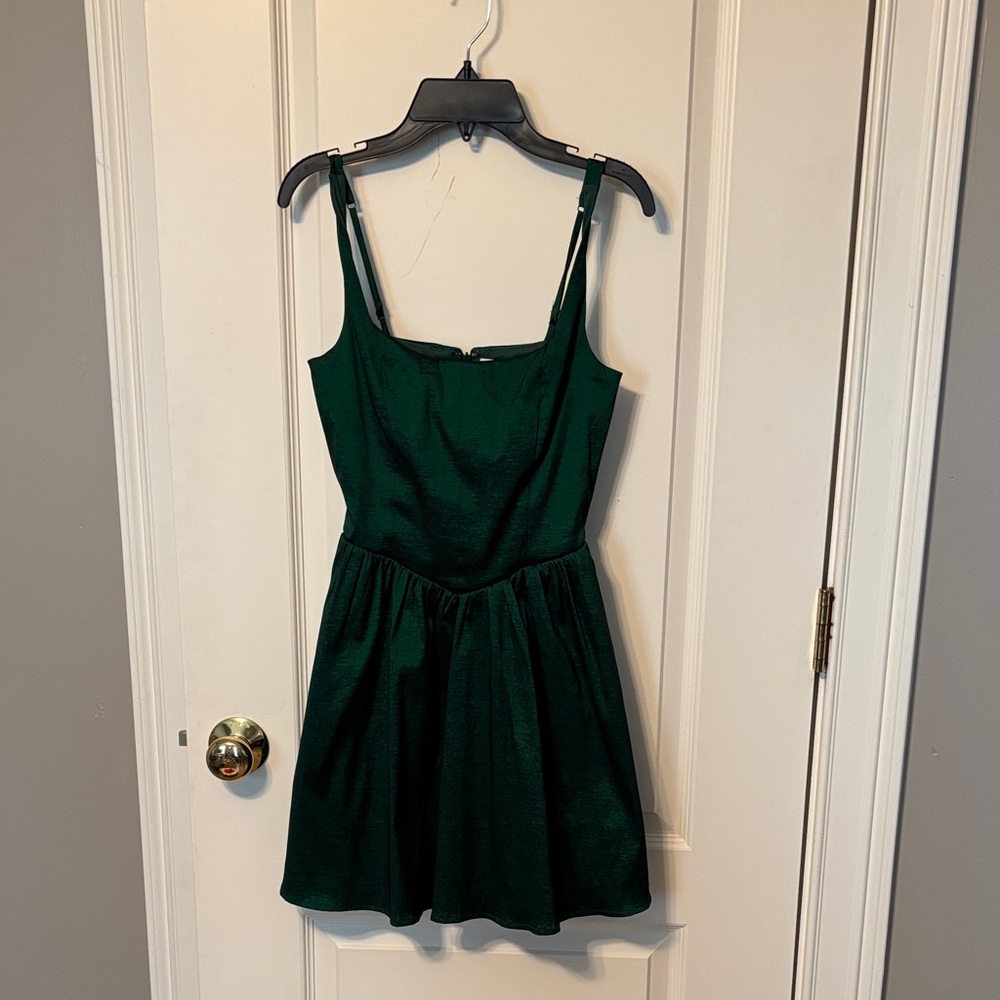 Altar'd State Emerald Green Dress